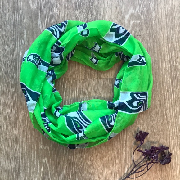 Accessories - Sheer Seahawks Infinity Scarf